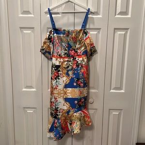 ASOS colorful patterned dress. Size 12.